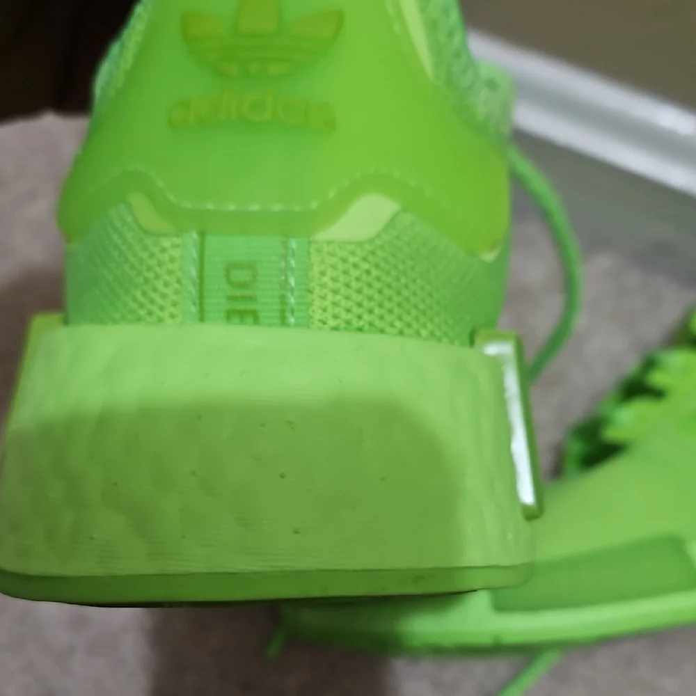Adidas Kids Bright Green Sneakers - Picture 4 of 6